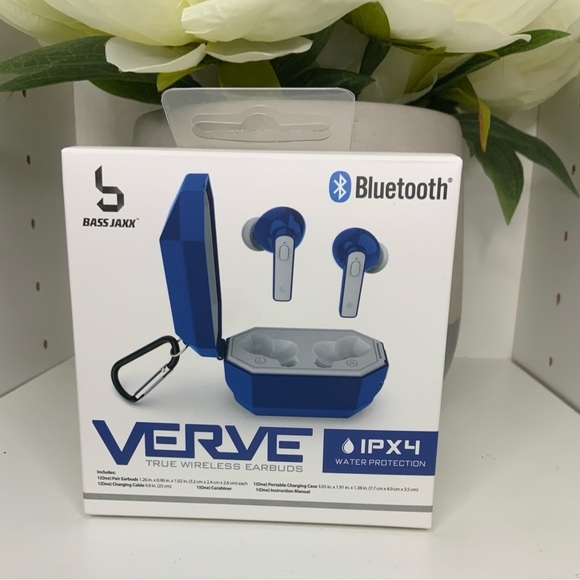 Verve True Wireless Earbuds With Mic & Water-Resistant Case - Picture 1 of 3